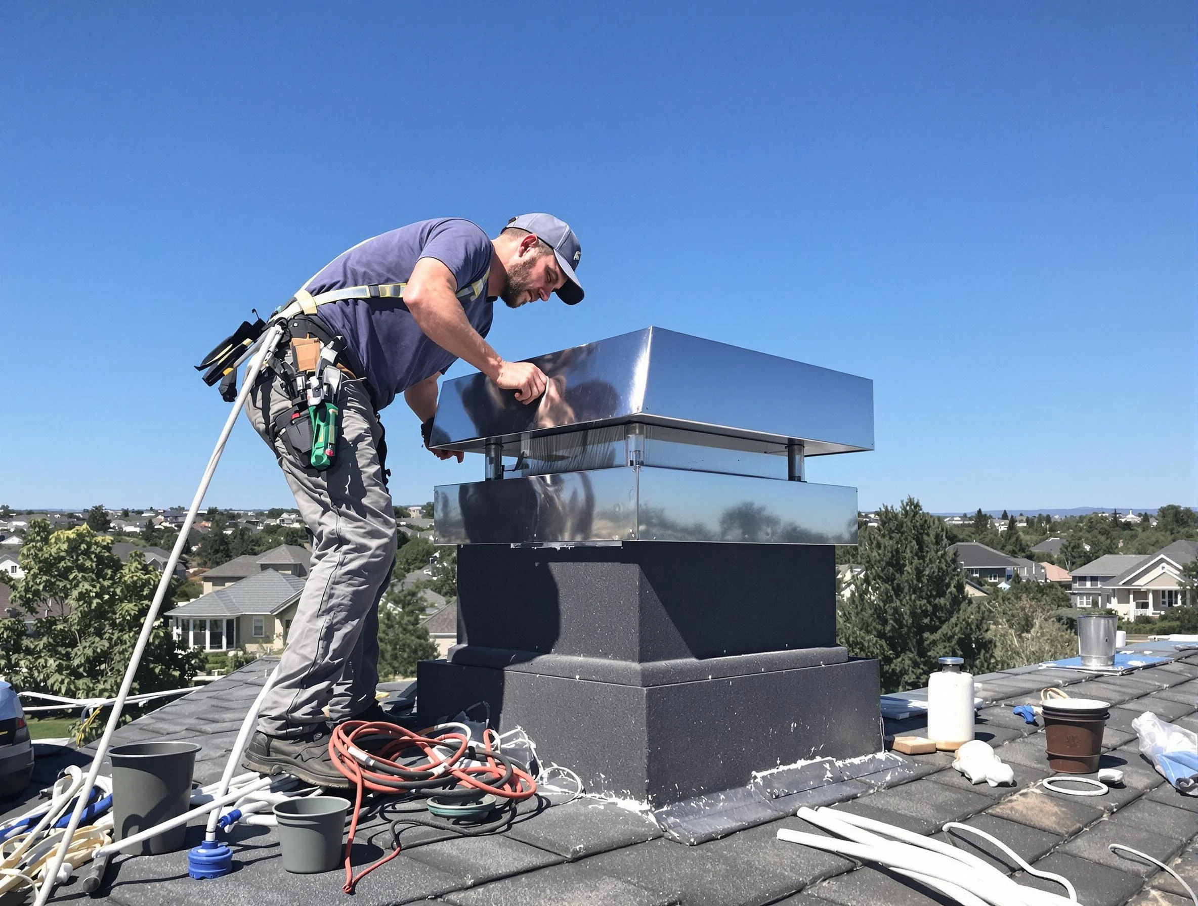 Chimney Cap Services in Vineyard