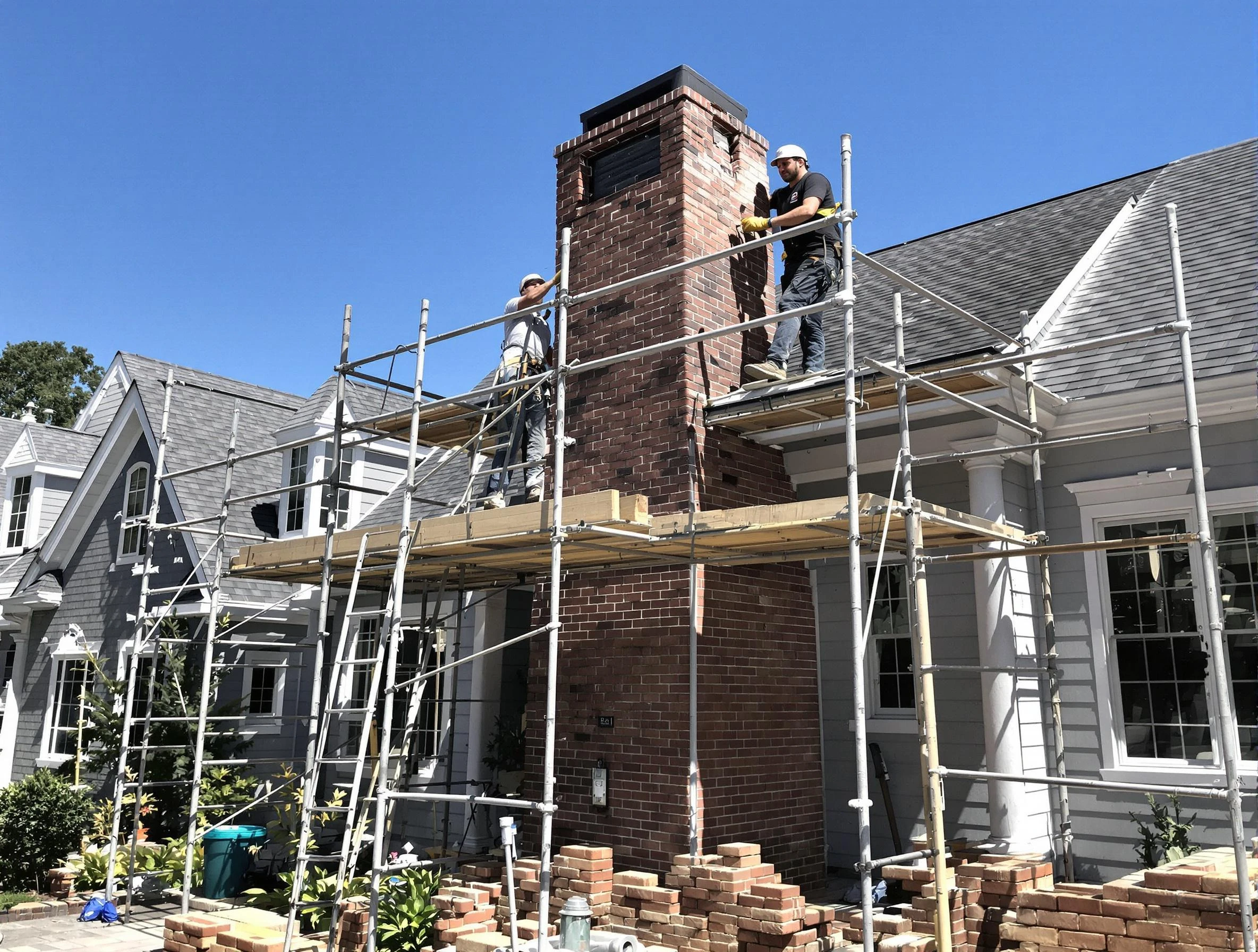 Chimney Rebuilding in Vineyard