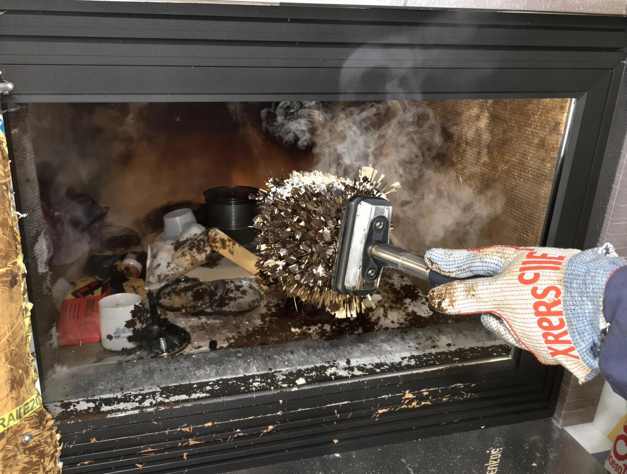 Creosote Removal in Vineyard